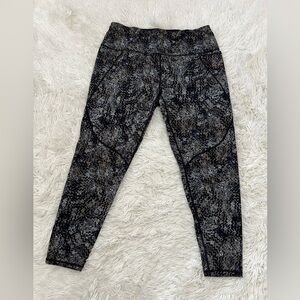 Sweaty Betty Power Brown Ripple Leggings  - Size L